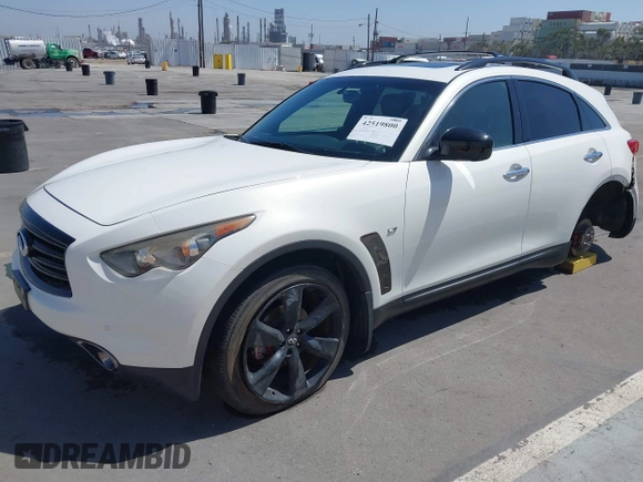 2016 Infiniti QX70 with VIN JN8CS1MW1GM750798, listed as a IAAI auction lot 42519800 with 139,940 mi miles and . Bid and sale history available at DreamBid. Image 18.