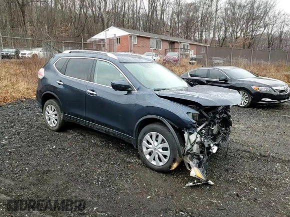 2016 Nissan Rogue SV with VIN JN8AT2MV5GW154339, listed as a Copart auction lot 50191385 with 225,321 mi miles and Salvage Title. Bid and sale history available at DreamBid. Image 11.