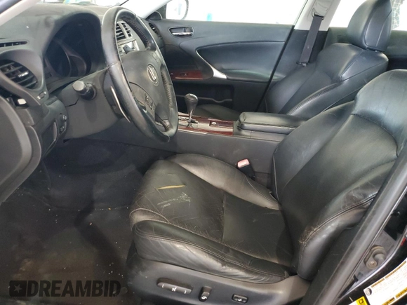 2006 Lexus IS 350 z VIN JTHBE262X65008390, wystawiony jako Copart lot #53362345 z przebiegiem Nie podano mil oraz Szkoda całkowita • Salvage title. Historia ofert i sprzedaży dostępna na DreamBid. Obrazek 7.