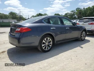 2011 Infiniti M37 with VIN JN1BY1AP8BM326422, listed as a Copart auction lot 54118515 with 111,592 mi miles and Salvage Title. Bid and sale history available at carsss.com. Image 3.