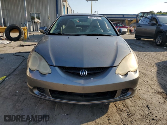 2002 Acura RSX Auto with VIN JH4DC54832C029739, listed as a Copart auction lot 69326204 with 0 mi miles and Salvage Title. Bid and sale history available at carsss.com. Image 5.