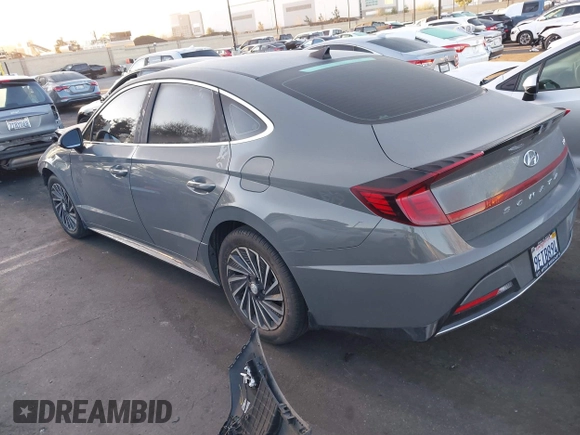 2023 Hyundai Sonata SEL with VIN KMHL34JJ8PA058988, listed as a IAAI auction lot 41818230 with Not Provided miles and . Bid and sale history available at DreamBid. Image 3.