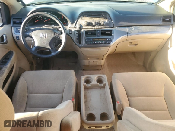 2005 Honda Odyssey EX with VIN 5FNRL38455B400989, listed as a Copart auction lot 50576265 with 132,131 mi miles and Salvage Title. Bid and sale history available at carsss.com. Image 8.