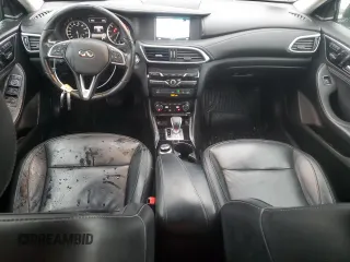 2017 Infiniti QX30 Luxury with VIN SJKCH5CR9HA032560, listed as a Copart auction lot 47092605 with 63,053 mi miles and Salvage title. Bid and sale history available at DreamBid. Image 8.