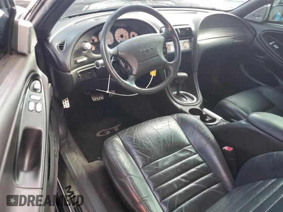 2000 Ford Mustang GT with VIN 1FAFP42X1YF247064, listed as a Copart auction lot 56169385 with 29,845 mi miles and Salvage title. Bid and sale history available at DreamBid. Image 8.