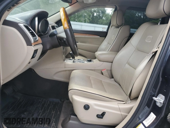 2013 Jeep Grand Cherokee Overland with VIN 1C4RJFCT1DC522850, listed as a Copart auction lot 53919465 with 119,883 mi miles and Clean Title. Bid and sale history available at carsss.com. Image 7.