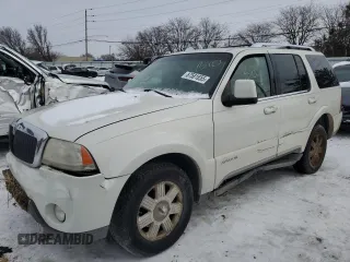2004 Lincoln Aviator Luxury with VIN 5LMEU88H04ZJ25027, listed as a Copart auction lot 87581655 with 217,485 mi miles and Salvage Title. Bid and sale history available at DreamBid. Image 1.