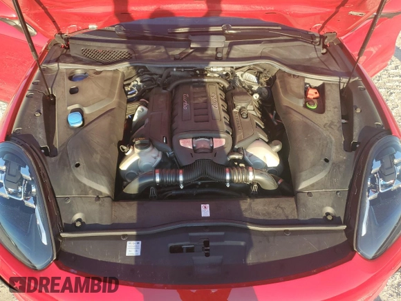 2017 Porsche Cayenne Turbo with VIN WP1AC2A26HLA92747, listed as a Copart auction lot 73829274 with 44,820 mi miles and Salvage title. Bid and sale history available at DreamBid. Image 11.