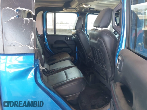 2021 Jeep Gladiator Rubicon with VIN 1C6JJTBGXML516164, listed as a IAAI auction lot 41837544 with 48,197 mi miles and . Bid and sale history available at DreamBid. Image 8.