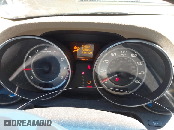 2012 Acura MDX with VIN 2HNYD2H25CH502313, listed as a IAAI auction lot 42542097 with 152,657 mi miles and . Bid and sale history available at DreamBid. Image 7.
