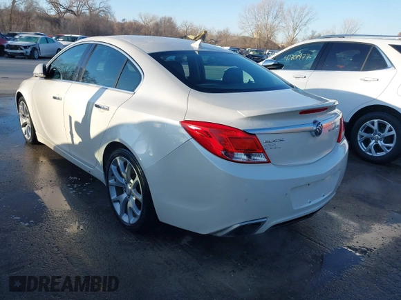 2013 Buick Regal GS with VIN 2G4GV5GV4D9161019, listed as a IAAI auction lot 41742212 with 133,722 mi miles. Bid and sale history available at carsss.com. Image 3.