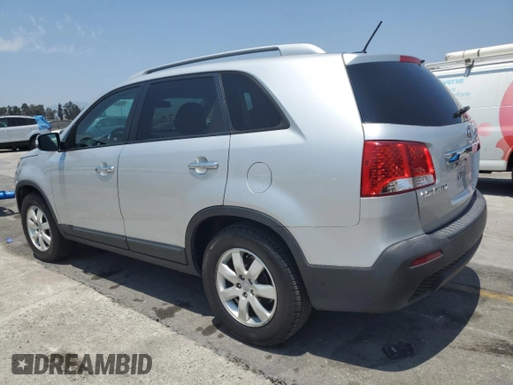 2013 Kia Sorento LX with VIN 5XYKT4A27DG391137, listed as a Copart auction lot 65649105 with 129,027 mi miles and Clean title. Bid and sale history available at DreamBid. Image 2.