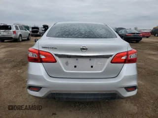 2018 Nissan Sentra S with VIN 3N1AB7AP4JY309984, listed as a Copart auction lot 47493825 with 125,086 mi miles and Salvage Title. Bid and sale history available at carsss.com. Image 6.
