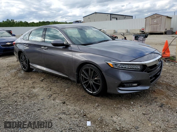 2019 Honda Accord Touring with VIN 1HGCV2F95KA017407, listed as a Copart auction lot 58015325 with 252,387 mi miles and Salvage title. Bid and sale history available at DreamBid. Image 4.