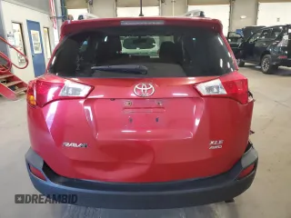 2013 Toyota RAV4 XLE with VIN JTMRFREV2DD028749, listed as a Copart auction lot 56831945 with 138,586 mi miles and Salvage title. Bid and sale history available at DreamBid. Image 6.