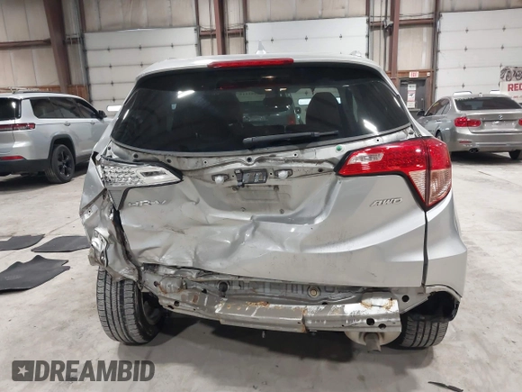 2016 Honda HR-V EX-L w/Navi with VIN 3CZRU6H7XGM711089, listed as a IAAI auction lot 41801419 with 68,983 mi miles. Bid and sale history available at carsss.com. Image 16.