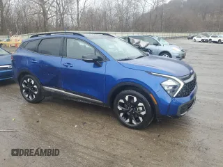 2023 Kia Sportage X-Line with VIN 5XYK6CAFXPG071741, listed as a Copart auction lot 49653755 with 32,762 mi miles and Salvage Title. Bid and sale history available at carsss.com. Image 4.