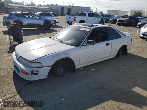 1992 Acura Integra with VIN JH4DA9357NS001599, listed as a Copart auction lot 83796424 with 188,218 mi miles and Salvage title. Bid and sale history available at DreamBid. Image 1.