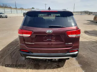 2016 Kia Sorento EX with VIN 5XYPHDA17GG146132, listed as a Copart auction lot 46819095 with 109,105 mi miles and Clean Title. Bid and sale history available at carsss.com. Image 6.