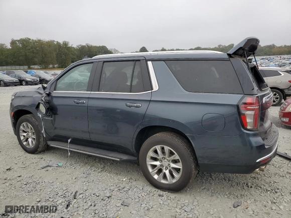 2021 Chevrolet Tahoe Premier with VIN 1GNSCSKD8MR256911, listed as a Copart auction lot 78891874 with 88,582 mi miles and Salvage Title. Bid and sale history available at carsss.com. Image 2.
