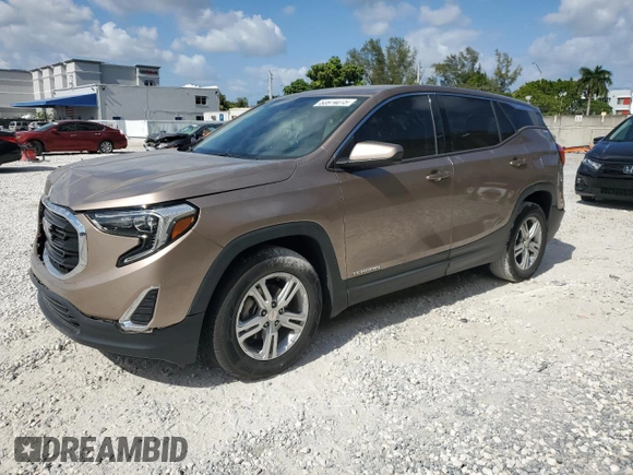 2018 GMC Terrain SLE with VIN 3GKALMEVXJL413978, listed as a Copart auction lot 53974015 with 81,417 mi miles and Salvage Title. Bid and sale history available at DreamBid. Image 1.