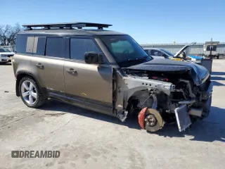 2022 Land Rover Defender with VIN SALEX7RU4N2064840, listed as a Copart auction lot 47654755 with 20,633 mi miles and Salvage title. Bid and sale history available at DreamBid. Image 4.
