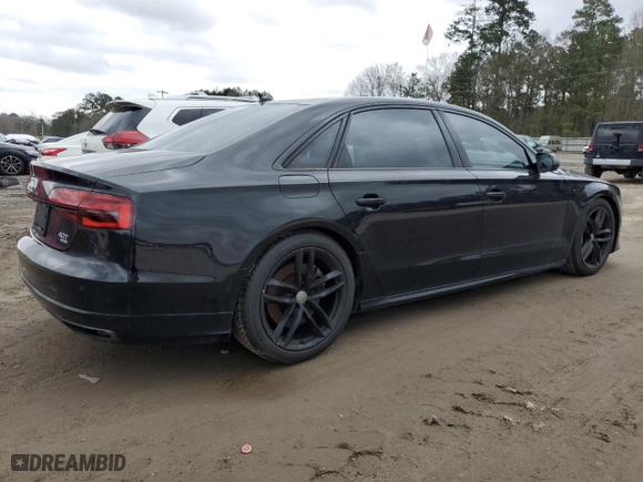 2017 Audi A8 L Sport with VIN WAU43AFD3HN017492, listed as a Copart auction lot 41903885 with 98,037 mi miles and Non Repairable. Bid and sale history available at carsss.com. Image 3.