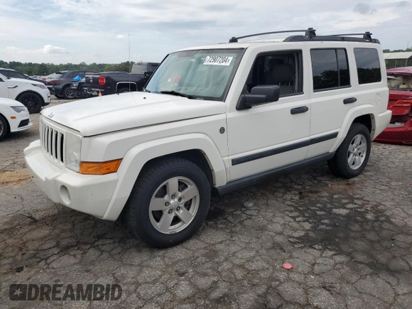 2006 Jeep Commander with VIN 1J8HG48N36C104911, listed as a Copart auction lot 72907204 with 169,289 mi miles and Clean Title. Bid and sale history available at carsss.com. Image 1.