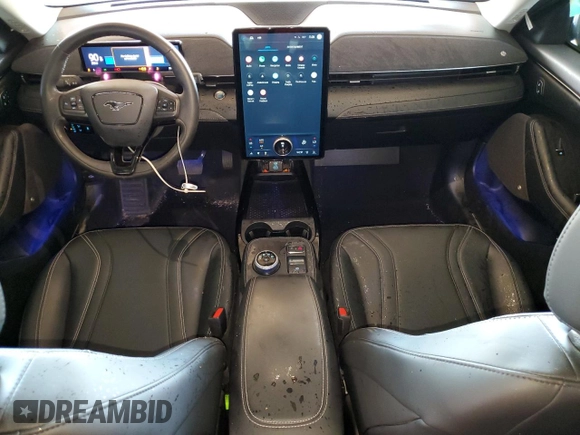 2023 Ford Mustang Mach-E Premium with VIN 3FMTK3R72PMA02392, listed as a Copart auction lot 63351565 with 35,836 mi miles and Salvage title. Bid and sale history available at DreamBid. Image 8.