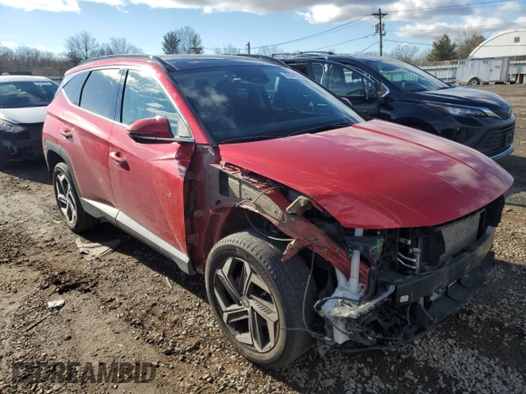 2023 Hyundai Tucson Limited with VIN 5NMJECAE4PH279948, listed as a Copart auction lot 42082755 with 36,298 mi miles and Salvage Title. Bid and sale history available at DreamBid. Image 4.