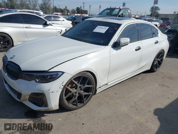 2019 BMW 3 Series 330i with VIN WBA5R1C59KAJ99746, listed as a IAAI auction lot 41566192 with 55,090 mi miles and . Bid and sale history available at DreamBid. Image 16.