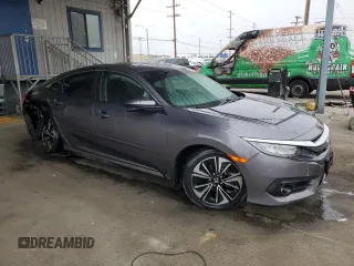 2017 Honda Civic EX-T with VIN 19XFC1E35HE025781, listed as a Copart auction lot 86447594 with Not Provided miles and Salvage Title. Bid and sale history available at DreamBid. Image 4.