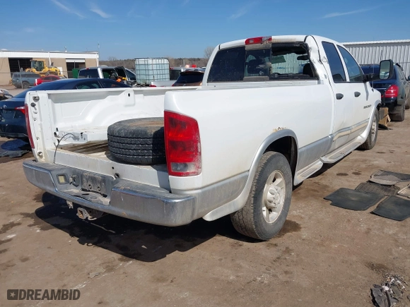 2003 Dodge Ram 2500 ST with VIN 3D7KA28C43G733285, listed as a IAAI auction lot 41762538 with 258,177 mi miles. Bid and sale history available at carsss.com. Image 4.