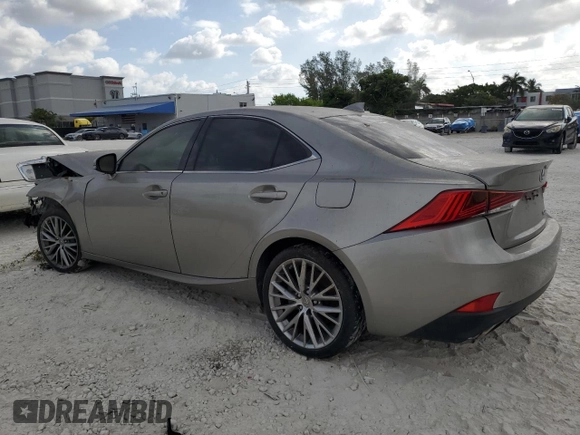 2018 Lexus IS with VIN JTHBA1D24J5068103, listed as a Copart auction lot 55030035 with 0 mi miles and Salvage Title. Bid and sale history available at carsss.com. Image 2.