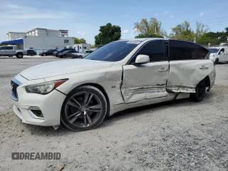 2017 Infiniti Q50 Premium z VIN JN1EV7AP9HM742271, wystawiony jako Copart lot #56220685 z przebiegiem 96 931 mil mil oraz Szkody całkowita. Historia ofert i sprzedaży dostępna na DreamBid. Obrazek 1.