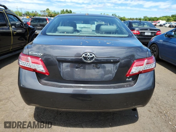 2011 Toyota Camry LE with VIN 4T4BF3EK5BR128430, listed as a Copart auction lot 65249005 with 82,138 mi miles and Salvage title. Bid and sale history available at DreamBid. Image 6.