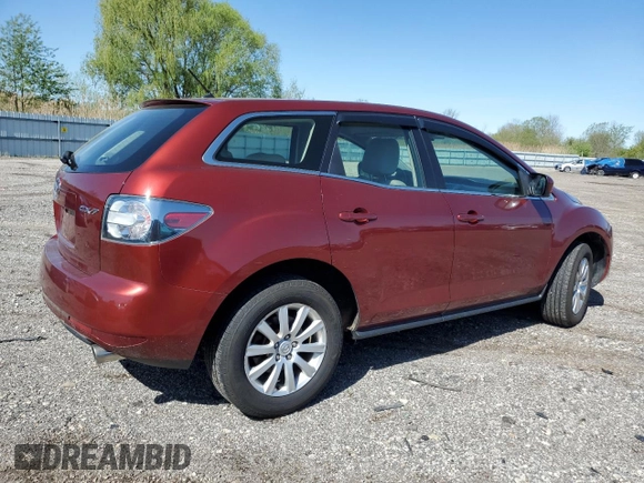 2010 Mazda CX-7 Sport with VIN JM3ER2WM4A0318665, listed as a Copart auction lot 54205525 with 164,755 mi miles and Salvage Title. Bid and sale history available at DreamBid. Image 3.