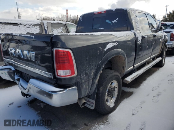 2016 Ram 2500 Longhorn Limited with VIN 3C6UR5PL1GG125087, listed as a Copart auction lot 86606914 with 141,732 mi miles and Salvage title. Bid and sale history available at DreamBid. Image 3.