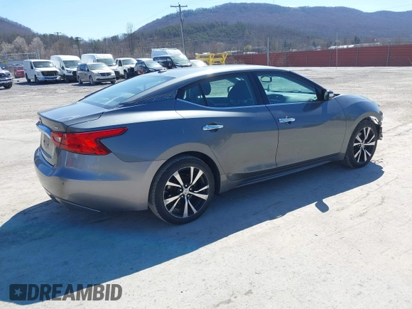 2017 Nissan Maxima SR with VIN 1N4AA6AP4HC453943, listed as a IAAI auction lot 41888527 with 130,577 mi miles and . Bid and sale history available at DreamBid. Image 4.