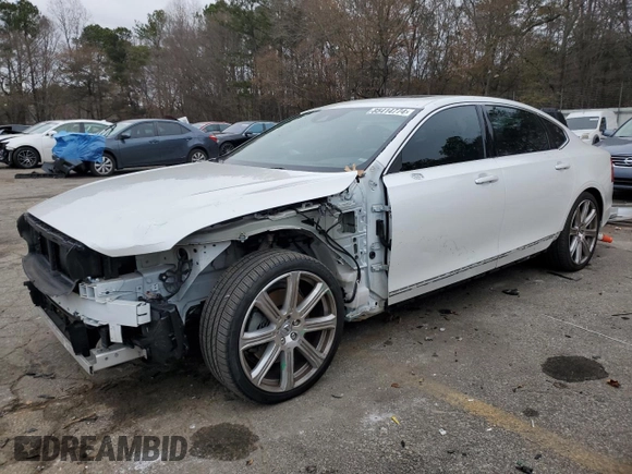2020 Volvo S90 Inscription with VIN LVYA22MLXLP169249, listed as a Copart auction lot 85414774 with 69,520 mi miles and Salvage Title. Bid and sale history available at carsss.com. Image 1.