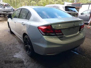 2014 Honda Civic Sedan EX with VIN 2HGFB2F86EH553768, listed as a IAAI auction lot 42042742 with 185,342 mi miles. Bid and sale history available at carsss.com. Image 3.