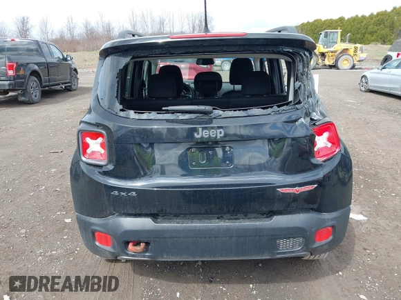 2016 Jeep Renegade Trailhawk with VIN ZACCJBCT2GPC80097, listed as a IAAI auction lot 41912694 with 75,973 mi miles and . Bid and sale history available at carsss.com. Image 17.