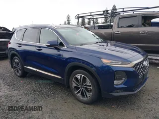 2020 Hyundai Santa Fe Limited with VIN 5NMS5CAA0LH283622, listed as a IAAI auction lot 41517434 with 37,370 mi miles. Bid and sale history available at carsss.com. Image 1.
