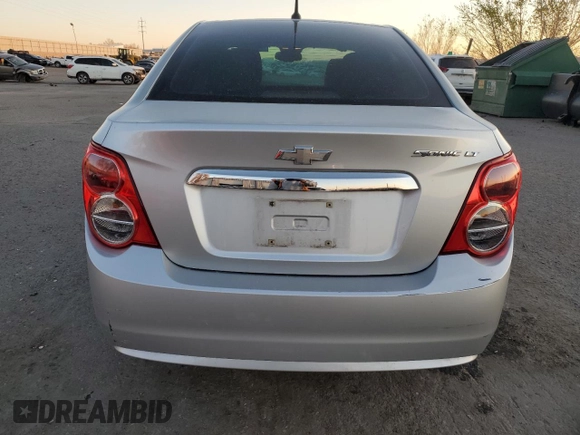 2013 Chevrolet Sonic LT with VIN 1G1JC5SH1D4230326, listed as a Copart auction lot 49828425 with 187,543 mi miles and Salvage Title. Bid and sale history available at DreamBid. Image 6.