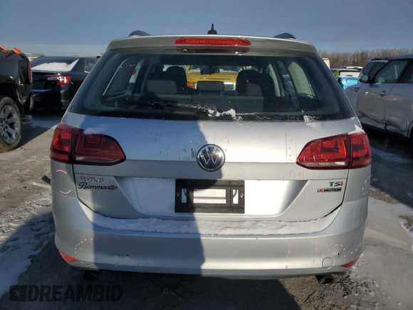 2017 Volkswagen Golf SportWagen S with VIN 3VW017AUXHM538640, listed as a Copart auction lot 37742174 with 102,001 mi miles. Bid and sale history available at carsss.com. Image 6.