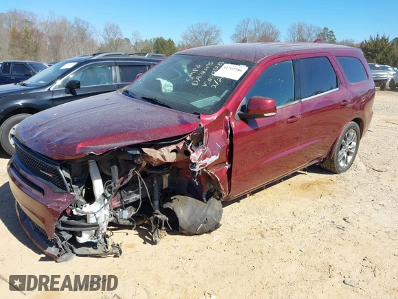 2019 Dodge Durango GT z VIN 1C4RDJDG2KC625283, wystawiony jako IAAI lot #41702986 z przebiegiem 191 708 mil mil oraz . Historia ofert i sprzedaży dostępna na DreamBid. Obrazek 18.