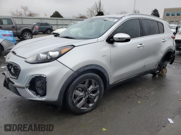 2020 Kia Sportage S with VIN KNDP6CAC5L7702138, listed as a Copart auction lot 45701155 with 73,422 mi miles and Salvage Title. Bid and sale history available at carsss.com. Image 1.