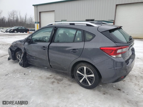 2023 Subaru Impreza Premium with VIN 4S3GTAD60P3705075, listed as a Copart auction lot 42980935 with 16,325 mi miles and Salvage Title. Bid and sale history available at carsss.com. Image 2.