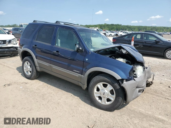 2002 Ford Escape XLT Choice with VIN 1FMYU04122KA51299, listed as a Copart auction lot 59089055 with Not provided miles and Salvage title. Bid and sale history available at DreamBid. Image 4.