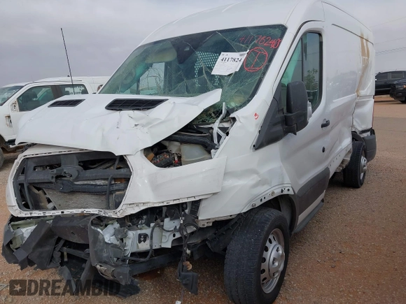 2023 Ford Transit Cargo with VIN 1FTBR2C83PKA71896, listed as a IAAI auction lot 42201228 with 31,427 mi miles and . Bid and sale history available at carsss.com. Image 16.